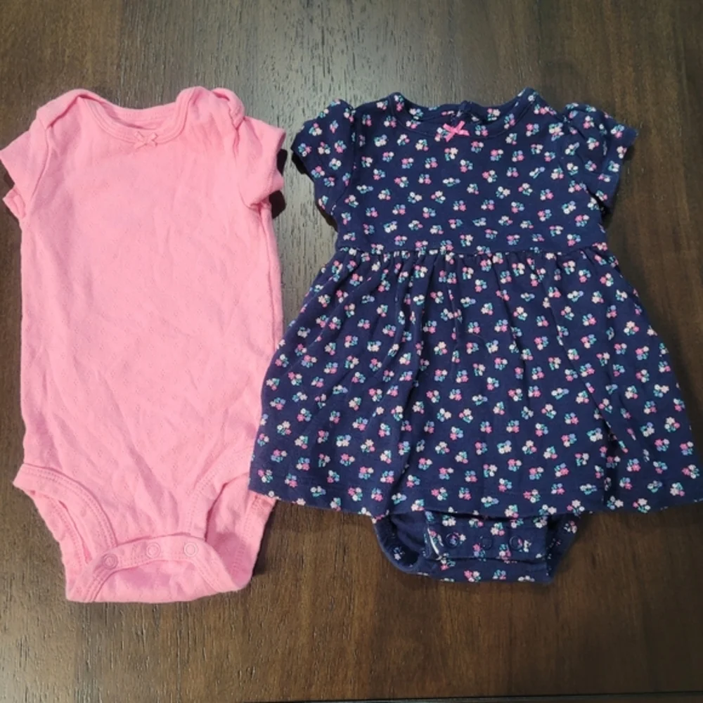 Carter's Girls‎ 3 month Clothing Lot of 9 Pieces Spring Summer